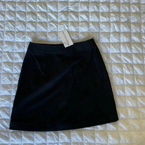 Calvin Klein CK black button down mini skirt - Picture 6 of 7